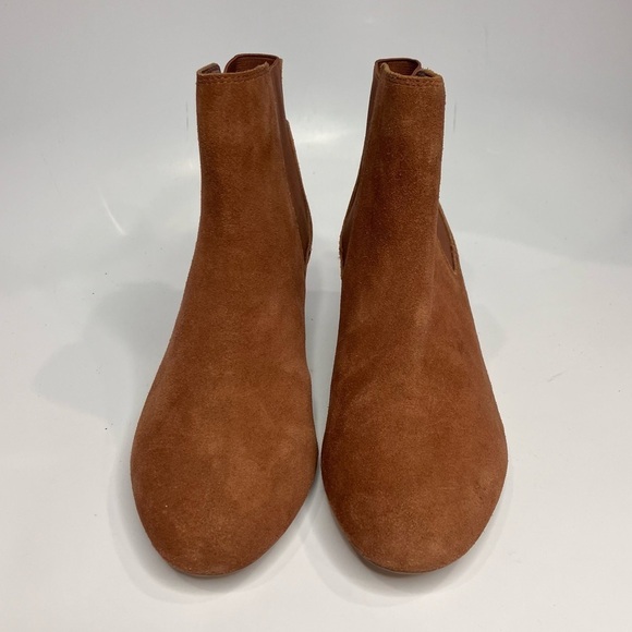 Lands End suede wedge booties size 9 - Picture 2 of 7